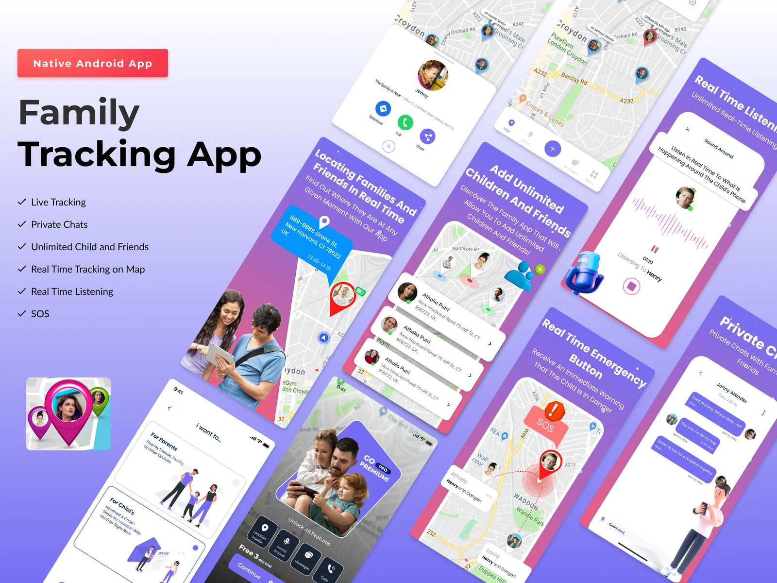 Family Tracking project preview