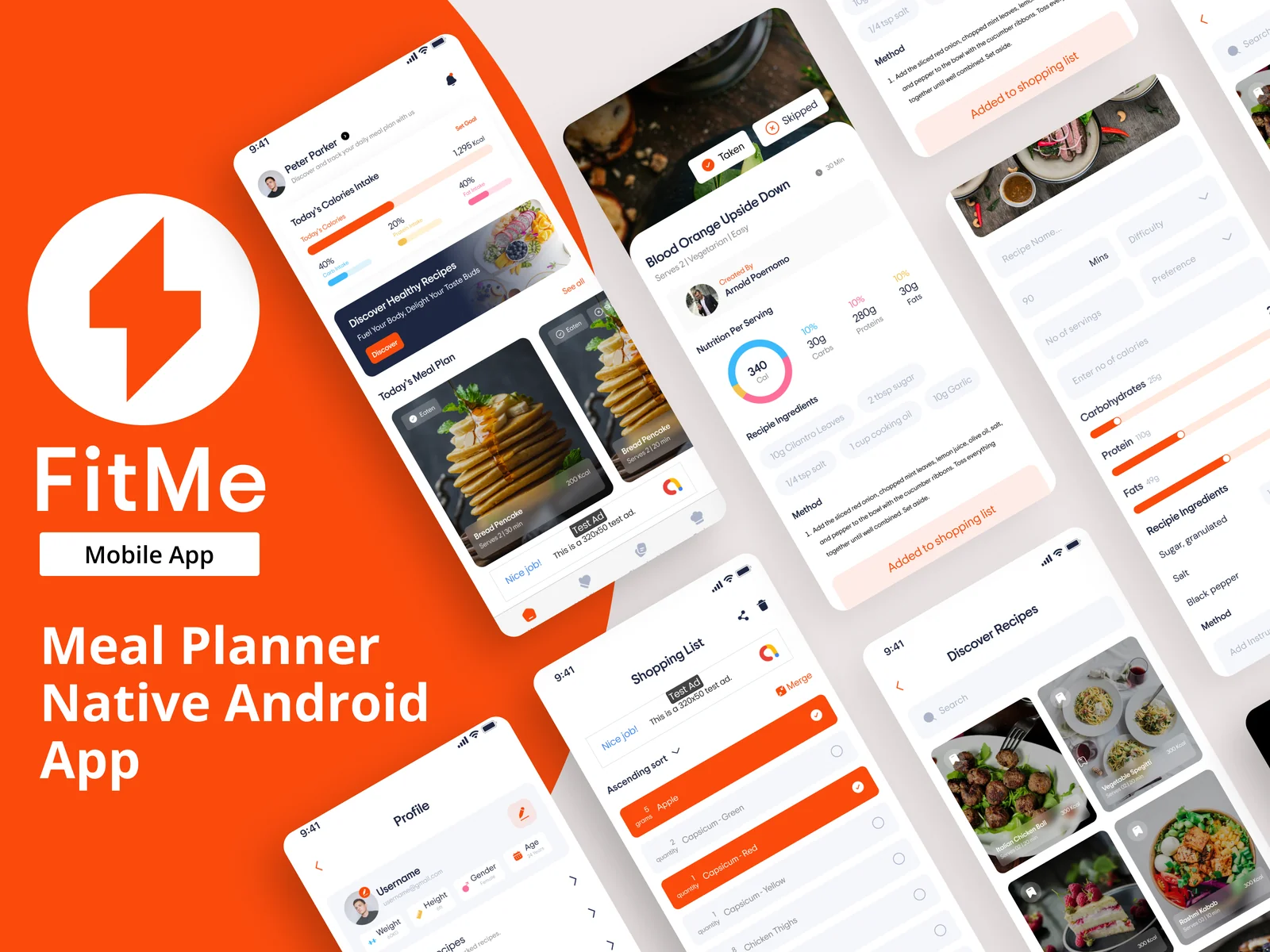 FitMe Planner project preview
