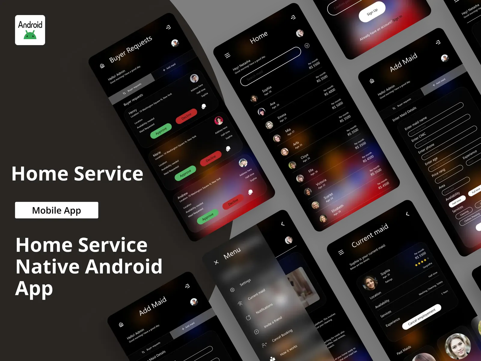 Home Service project preview
