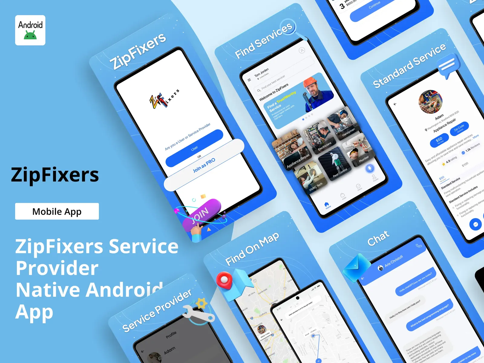 ZipFixers project preview